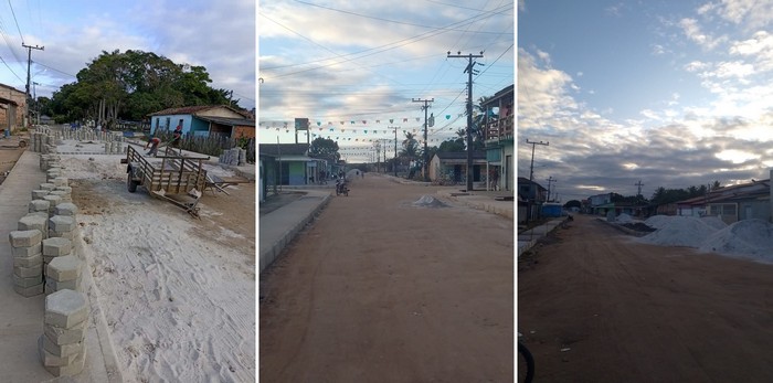 Prefeitura realiza Pavimentação em ruas de Ponto Central